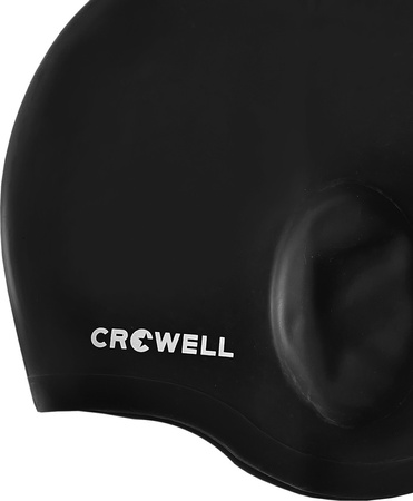 Czepek pływacki Crowell Ucho Bora czarny kol.2