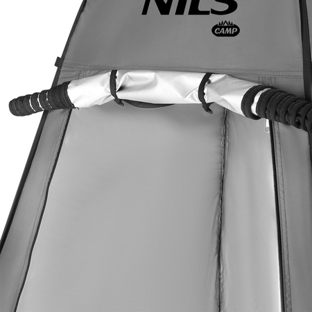 Przebieralnia namiot prysznic turystyczny Nils Camp NC1706 szary 120x120x190cm