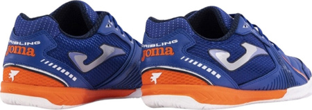 Buty piłkarskie Joma Dribling Indoor 2404 niebiesko-pomarańczowe DRIW2404IN