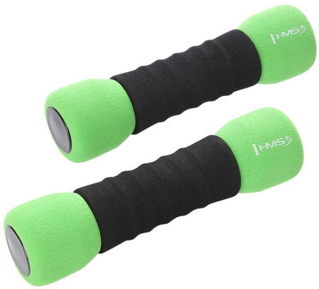 Ciężarki miękkie HMS CM07 2 x 1,5kg zielone