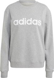 Bluza damska adidas Essentials Linear French Terry szara IC6880