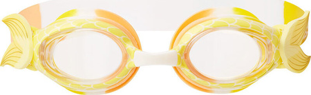 Okularki pływackie dziecięce Nils aqua nqg870saf żółty syrenka junior