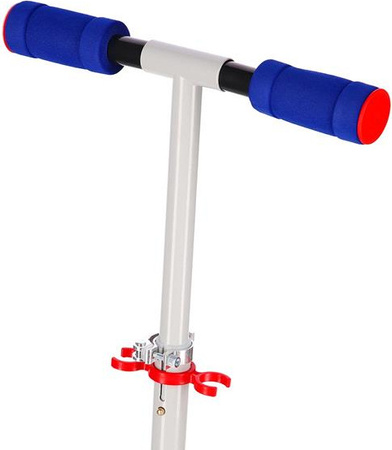 Hulajnoga dziecięca składana miejska koła 125mm ABEC-5 Nils Extreme hd026 szaro-niebieska