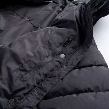 Damski płaszcz pikowany zimowy z kapturem Iguana Manka W rozmiar XL