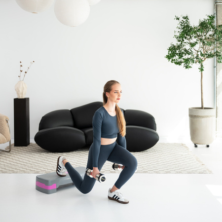 Step do aerobiku HMS as003 gray/pink