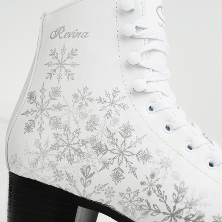 Łyżwy figurowe damskie modne velvet SMJ sport Revina