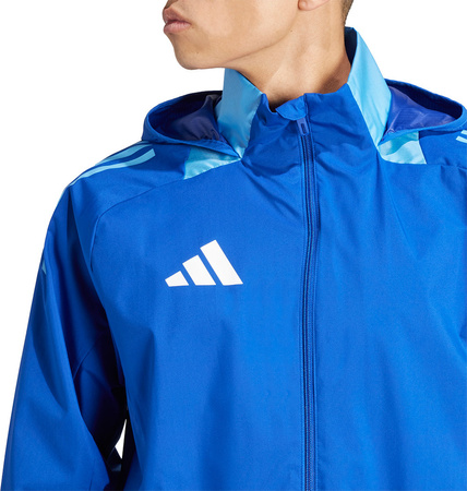 Kurtka męska adidas Tiro 24 Competition All-Weather niebieska IR7561