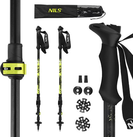 Kijki trekkingowe Nils TK8608 regulowane 70-130cm 