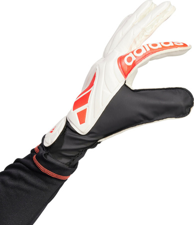 Rękawice bramkarskie adidas Copa Club Goalkeeper biało-pomarańczowe JH3789