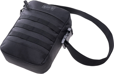 Saszetka torebka nerka biodrowa na ramię Magnum Larus czarna