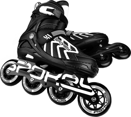 Łyżworolki Spokey Khan czarno-szaro-białe 927032-927033-927034