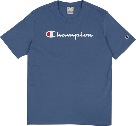 Koszulka męska Champion SS Tee niebieska 220256 BS099