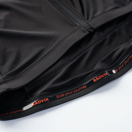 Męska koszulka rowerowa Radvik Bravo GTS czarna rozmiar S