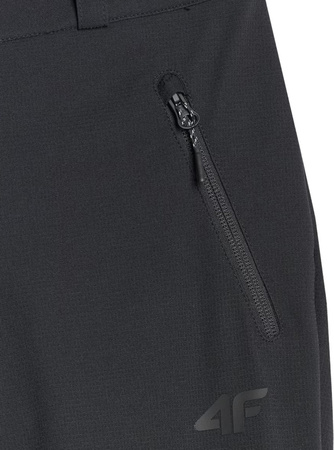 Spodnie trekkingowe damskie 4F softshell FNK F0988 czarne 4FWAW25TFTRF0988 20S