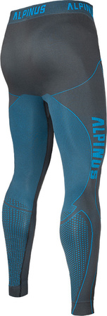 Spodnie termoaktywne męskie Alpinus Active Base Layer szare GT43865