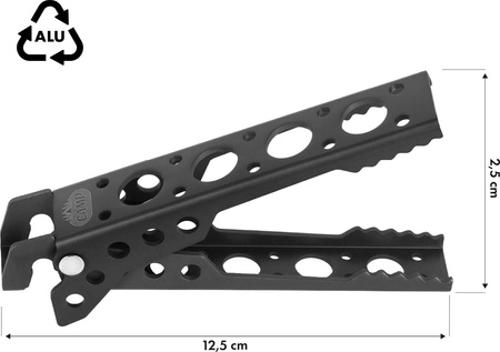 Chwytak aluminiowy turystyczny kempingowy rączka do garnków Nils Camp NC4204