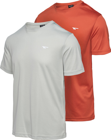 Męska Koszulka Z Krótkim Rękawem Jodin 2 Pack racing red/bright white rozmiar M