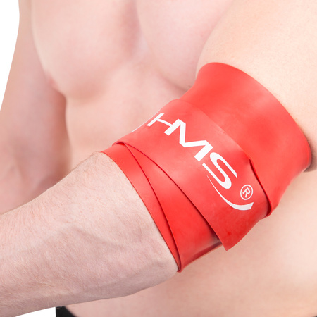 FB01 RED 1.2 x 50 x 2080 MM GUMA DO ĆWICZEŃ HMS