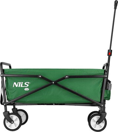 Wózek turystyczny kempingowy plażowy składany Nils Camp NC1602 zielony 75x46cm