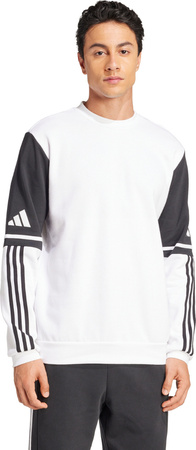 Bluza męska adidas Squadra 25 Sweat Crew biało-czarna JD2959