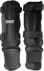 Ochraniacze na goleń i stopę Evolution czarne OP-230