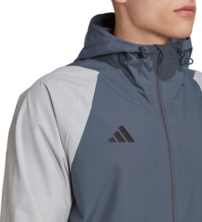 Kurtka męska adidas Tiro 23 Competition All-Weather szara HU1320