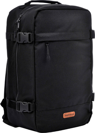 Plecak sportowy szkolny miejski kabinowy Meteor Hermod 20 l czarny 16884