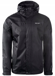 Męska lekka kurtka trekkingowa Hi-Tec Resti czarna rozmiar XXL