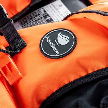 Kamizelka ratunkowa asekuracyjna 100n Junior fluo pomarańczowa rozmiar Child