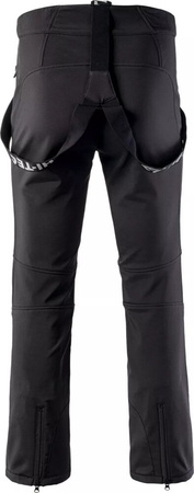 Męskie spodnie narciarskie Hi-tec Lermo membrana 10000 czarne rozmiar XXL
