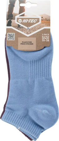 Damskie skarpety do kostki bawełniane odychające Hi-tec Hen 2pak rozmiar 35-38