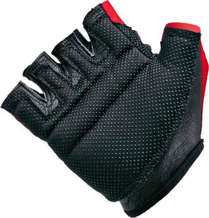 Rękawiczki kulturystyczne Allright Lycra sportowe czerwone rozmiar XL