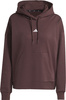 Bluza damska adidas Essentials Small Logo Feel Cozy brązowa JV7314