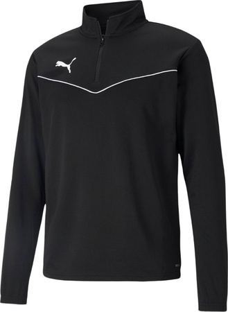 Bluza męska Puma teamRISE 1 4 Zip Top czarna 657394 03