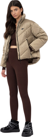 Kurtka damska 4F beżowa H4Z22 KUDP019 44S