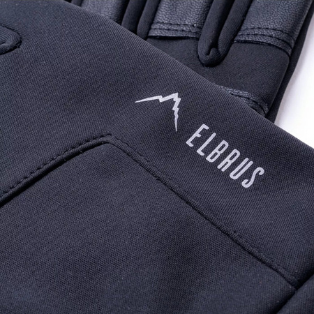 Męskie rękawice zimowe rękawiczki termoizolacyjne Elbrus Tinio czarne rozmiar L/XL