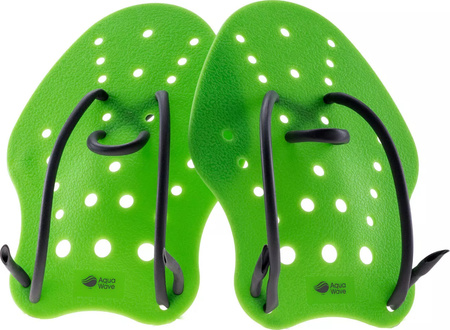 Wiosełka pływackie łapki do nauki pływania na dłonie Aquawave Paddle rozmiar L