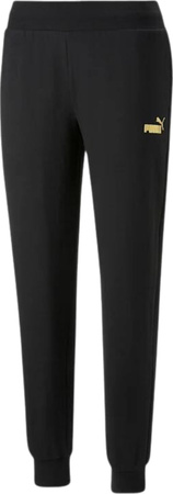 Spodnie damskie Puma ESS  Metallic Pants FL czarne 849959 01