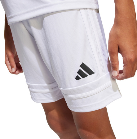 Spodenki dla dzieci adidas Squadra 25 białe JJ2423