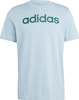 Koszulka męska adidas Essentials Single Jersey Linear Embroidered Logo Tee niebieska IJ8651