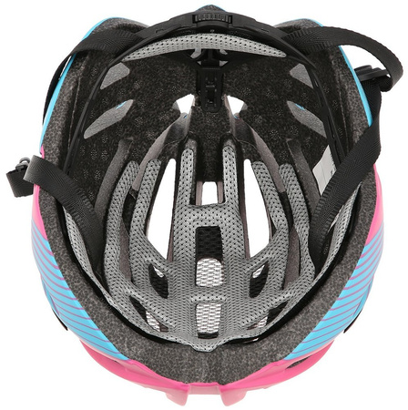 Kask rowerowy na rolki deskorolkę Nils Extreme MTW24 fioletowo-niebieski rozmiar L (58-61 cm)
