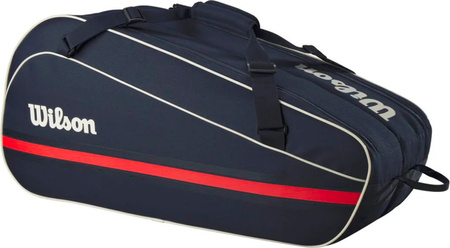 Torba tenisowa Wilson Team 6PK granatowo-czerwona WR8039901001