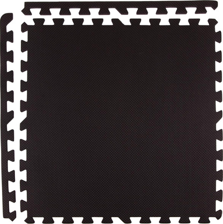 Mata puzzle piankowa Enero Eva 60 cm x 60 cm x 1 cm 4 szt. czarna 1007380