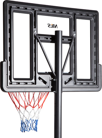 Kosz do koszykówki regulowany wolnostojący Nils ZDK321 czarny