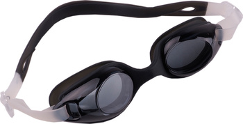 Okularki pływackie dla dzieci Crowell Sandy czarno-białe