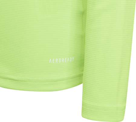 Koszulka termoaktywna dla dzieci adidas Team Base Tee limonkowa GN7513