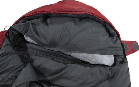 Śpiwór High Peak Redwood 3 220x80x50 cm bordowo-szary 23085