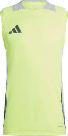 Koszulka męska adidas Tiro 24 Competition Training Sleeveless Jersey limonkowa IR5478