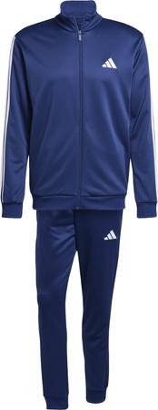 Dres męski adidas Sportswear Basic 3-Stripes French Terry granatowy KB7656