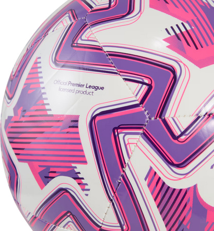 Piłka nożna Puma Orbita Play Premier League biało-fioletowo-różowa 84717 01